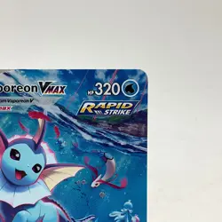 Vaporeon VMAX SWSH182 Holo SWSH Sword & Shield Promo Pokemon Card LP - Image 3