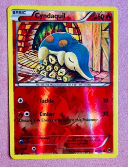 Cyndaquil | 18/162 | XY BREAKthrough | 2015 Komiya Pokemon Card Reverse Holo LP - Image 1