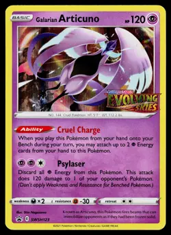 Galarian Articuno SWSH123 SWSH: Sword & Shield Promo Cards Prerelease STAMPED - Image 1