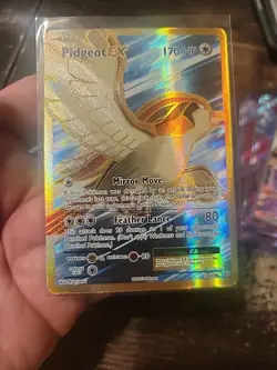 Pokemon TCG Pidgeot EX Full Art Ultra Rare Card XY Evolutions 104/108 - Image 1