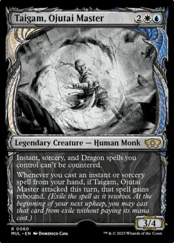 MTG Near Mint Foil Taigam, Ojutai Master - [Multiverse Legends] - Image 1