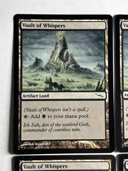 Magic The Gathering Vault of Whispers Mirrodin Regular X4 Playset MTG NM English - Image 5