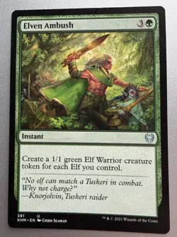 Elven Ambush Kaldheim MTG Never Played - Image 1