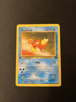 Pokemon Magikarp 47/82 Team Rocket 1st Edition Uncommon 30HP English - Image 1