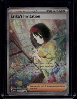 Pokemon TCG Erika's Invitation 203/165 Scarlet & Violet 151 Special Rare NM - Image 1