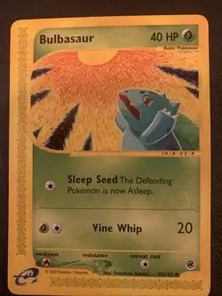 Pokemon Bulbasaur 95/165 Expedition Base Set Mint Condition - Image 1