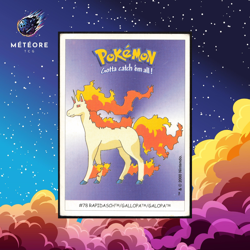 Carte Pokemon Galopa / Rapidash 078 Sticker Dunkin Boomer - Image 1
