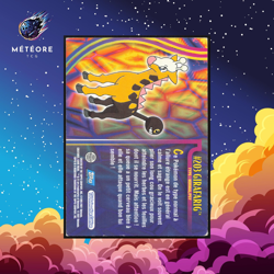 Carte Pokemon Girafarig 203 Serie 3 TOPPS Francais - Image 2