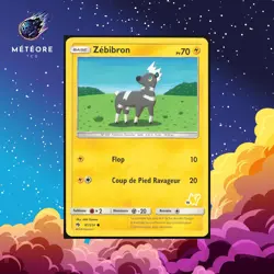 Carte Pokemon Zebibron 81/214 Tonnerre Perdu Francais - Image 1