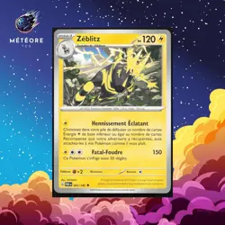 Carte Pokemon Zeblitz 063/182 Faille Paradoxe Francais - Image 1