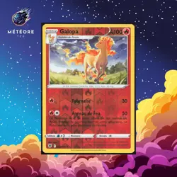 Carte Pokemon Galopa 022/189 Reverse Astres Radieux Francais - Image 1