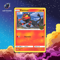 Carte Pokemon Flamiaou SM02 Jumbo Promo Soleil & Lune Francais - Image 1