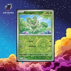 Carte Pokemon Poussacha 013/198 REVERSE Ecarlate & Violet Francais - Image 1