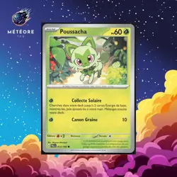 Carte Pokemon Poussacha 012/193 Evolutions a Paldea Francais - Image 1