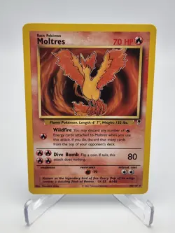 2002 Pokemon Legendary Collection Moltres Non Holo Rare 30/110 Mint/LP TCG - Image 1