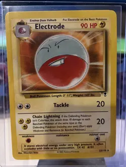 Electrode - 22/110 - Rare Legendary Collection Pokemon | Non-Holo Vintage LP/NM - Image 1