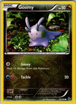 Goomy 72/106 XY - Flashfire Pokemon TCG LP-NM - Image 1