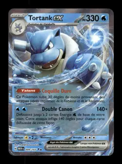 Carte Pokemon Tortank-EX 009/165 151 FR - Image 1