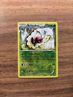 💎Butterfree Reverse Foil Pokemon XY Flashfire #3/106 LP - Image 1