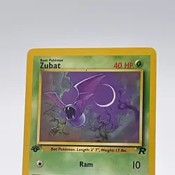 Pokemon TCG Team Rocket 1st Edition Lot Oddish #63 & Zubat #70 See Photos - Image 2