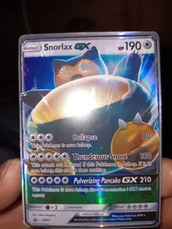 Snorlax GX SM05 SM Promos Holo Card Near Mint Condition - Image 1