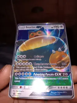 Snorlax GX SM05 SM Promos Holo Card Near Mint Condition - Image 2