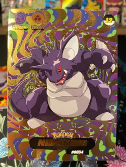 Shadow Nidoking Gold Holo #0031 - Crystal Collection 2024 - Pokemon Card - Image 1