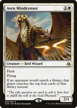 Aven Mindcensor -Foil Near Mint MTG Promo Pack: Theros Beyond Death - Image 1