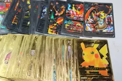 Gold/Silver Foil Pokemon Fan Art Cards (All Cards Pictured) + BONUS + 3 Blisters - Image 2