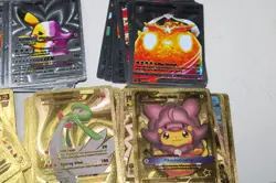 Gold/Silver Foil Pokemon Fan Art Cards (All Cards Pictured) + BONUS + 3 Blisters - Image 4