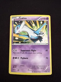 Pokemon Latios TCG XY Black Star Promo Holo Card XY65 - Image 1