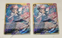 2x One Piece TCG Koby SEC English Card OP11-119 A Fist of Divine Speed - Image 2