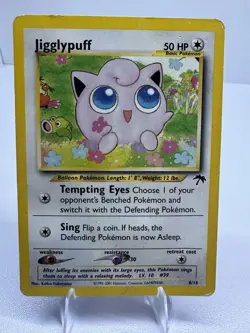 Pokemon Jigglypuff Card 2001 Nintendo 50 HP Basic TCG #8/18 Southern Islands - Image 1
