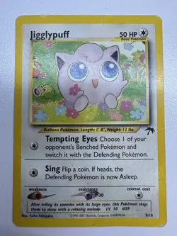 Pokemon Jigglypuff Card 2001 Nintendo 50 HP Basic TCG #8/18 Southern Islands - Image 3
