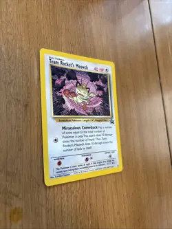 Pokemon Team Rocket’s Meowth Promo Black Star Card #18 - Image 2
