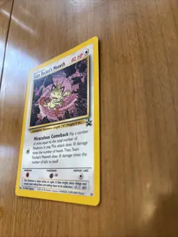 Pokemon Team Rocket’s Meowth Promo Black Star Card #18 - Image 4