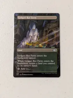 MTG Golgari Rot Farm (Borderless) Double Masters 2022 NM - Image 1