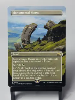 Magic The Gathering - Modern Horizons 3 - Monumental Henge - Borderless - Image 1