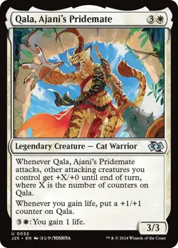 Qala, Ajani's Pridemate (Anime) - Foundations Jumpstart (J25) - Image 1