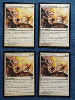 MTG 4x Angelic Benediction x4 NM Shards of Alara Magic the Gathering Playset - Image 1