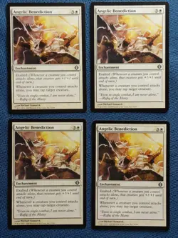 MTG 4x Angelic Benediction x4 NM Shards of Alara Magic the Gathering Playset - Image 2