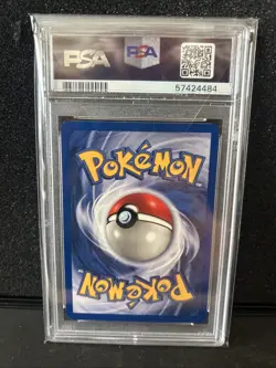 1999 POKEMON FOSSIL #14 RAICHU-HOLO PSA 8 - Image 2