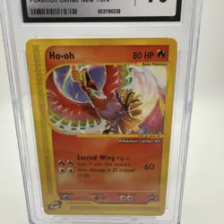 2002 POKEMON BLACK STAR PROMOS POKEMON CENTER NEW YORK #52 HO-OH CGC 10 - Image 3