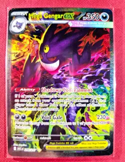 Mega Gengar ex 284/217 SIR Secret Rare Pokemon Ascended Heroes MINT Pack Fresh - Image 1