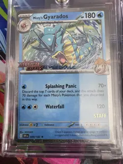 Pokemon Destined Rivals STAFF Promo: Misty’s Gyarados & Team Rocket’s Tyranitar - Image 2