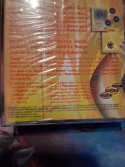 Pokemon - Gym Heroes LT. SURGE Theme Deck Vintage SEALED & In Plastic Protector - Image 3
