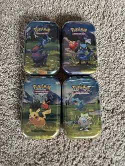 (4x) Pokemon Ascended Heroes Mini Tins Pokemon, Sealed, New, Lot - Image 1