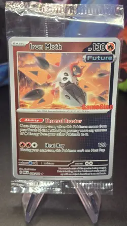 Pokemon Iron Moth 028/182 Paradox Rift GameStop Promo SEALED - Image 3