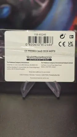 Pokemon Iron Moth 028/182 Paradox Rift GameStop Promo SEALED - Image 5