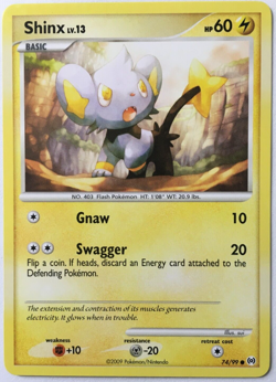 POKEMON SHINX LV.13 74/99 PLATINUM ARCEUS COMMON NEAR MINT - Image 1